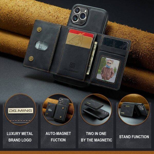 Flip Magnetic Leather Case & Wallet - Image 6