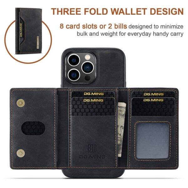 Flip Magnetic Leather Case & Wallet - Image 4