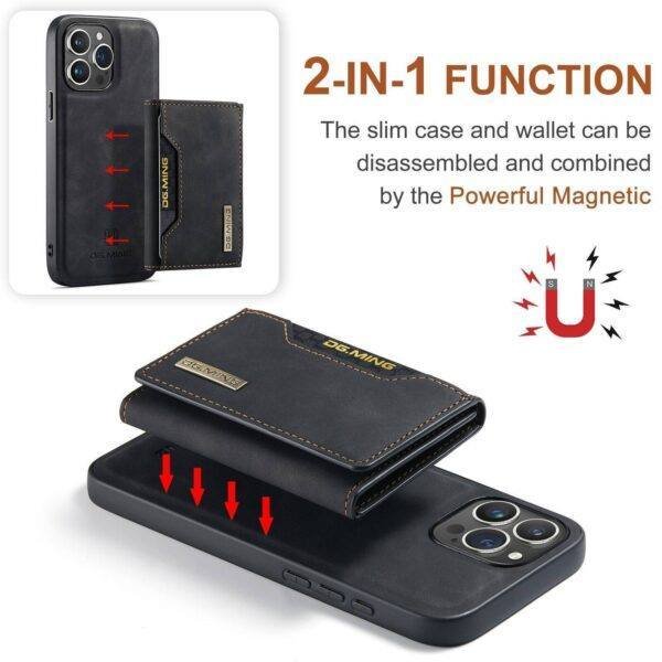 Flip Magnetic Leather Case & Wallet - Image 3
