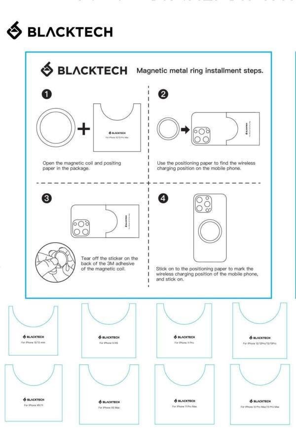 Blacktech Magnetic Ring 2 Packs - Image 2
