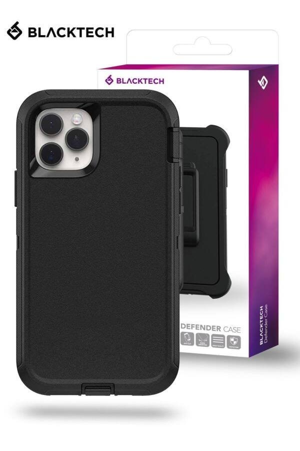 Black Blacktech Defender Case