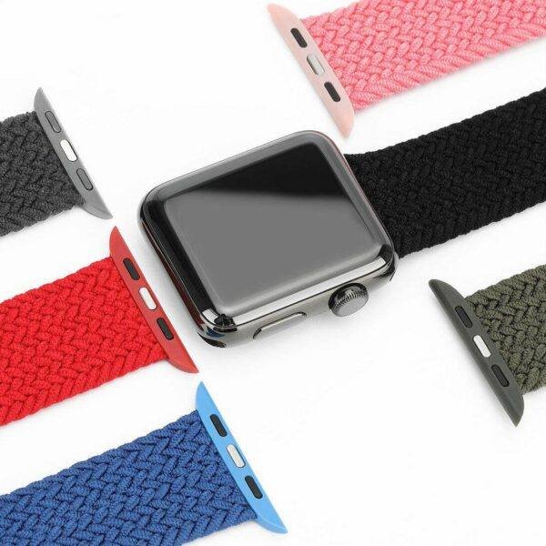 Blue TG Braided Solo Loop Apple Watch Band - Image 8
