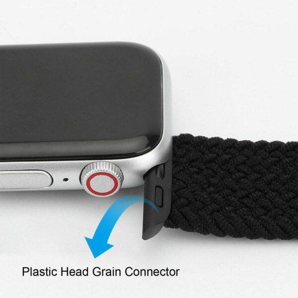Blue TG Braided Solo Loop Apple Watch Band - Image 5