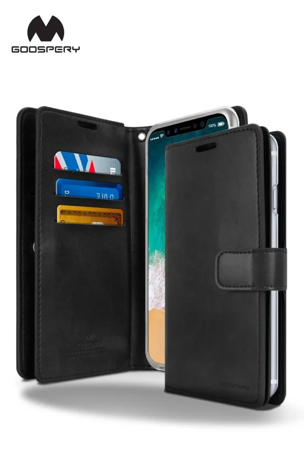 Black Diary Double Flip Case