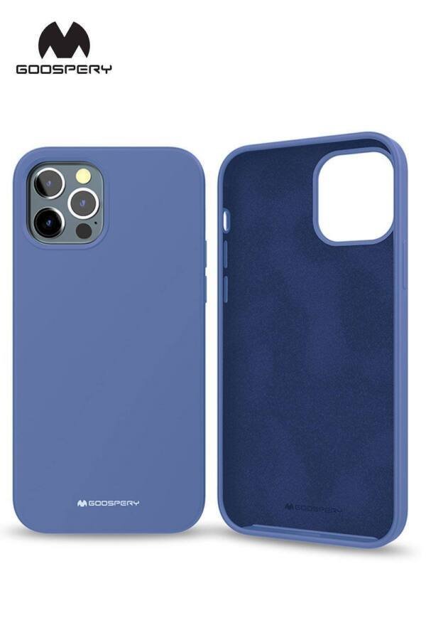 Blue Goospery Liquid Silicone Case