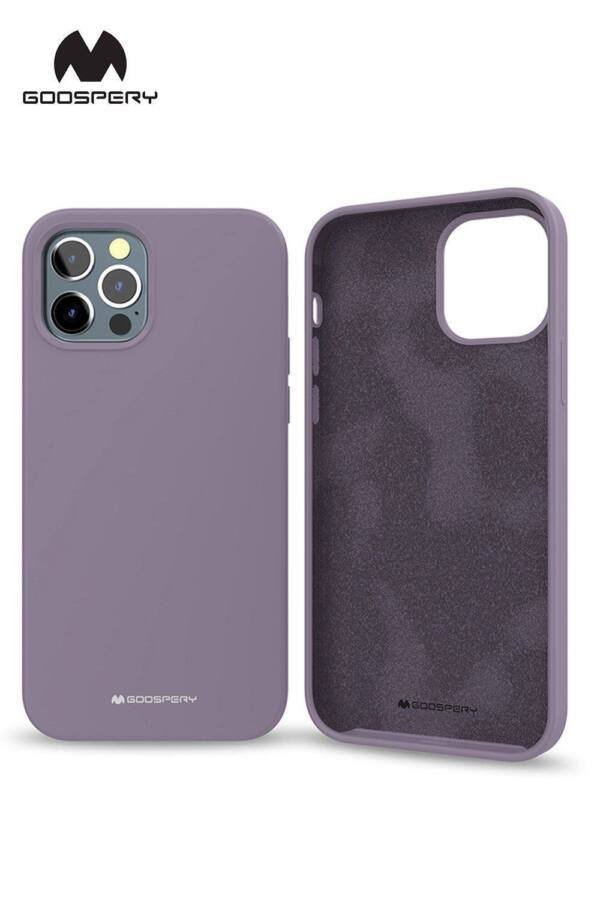 Lavender Grey Goospery Liquid Silicone Case