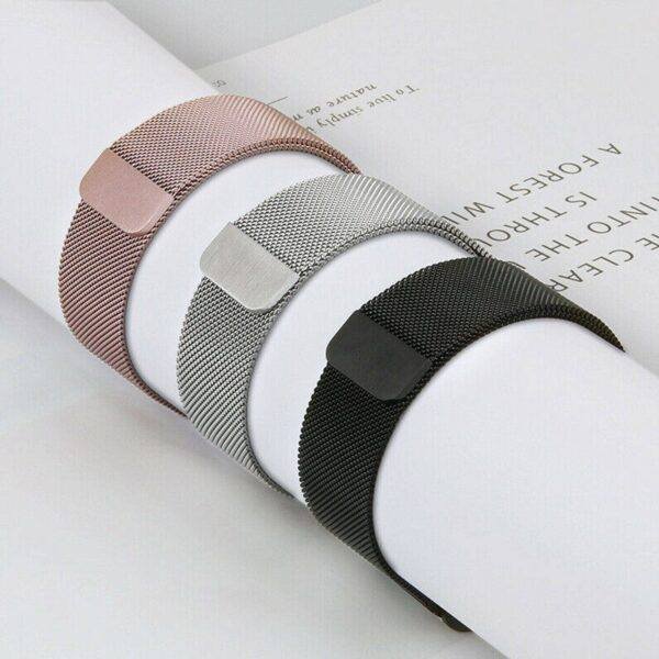 Silver TG Metal Magnetic Stainless Steel Strap Apple Watch Band - Image 7