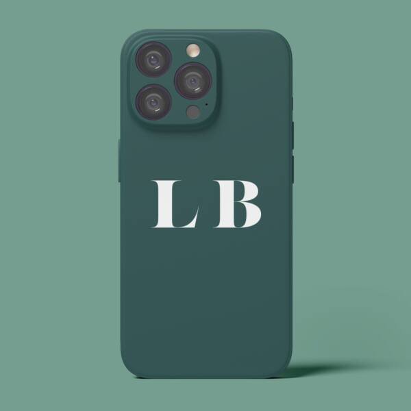 Custom Initials Silicone iPhone Case - Image 6