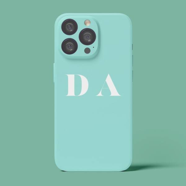 Custom Initials Silicone iPhone Case - Image 7