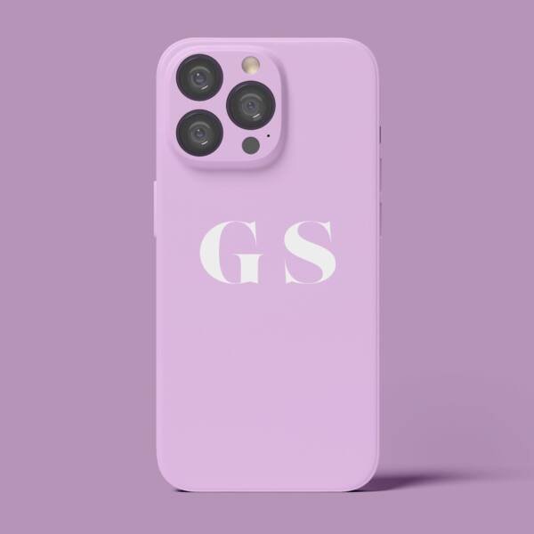 Custom Initials Silicone iPhone Case - Image 9
