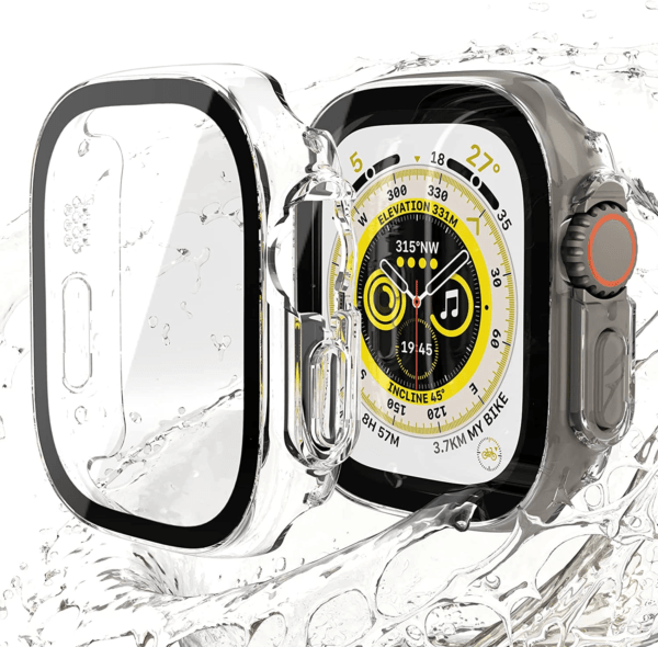 TG Glass Case Screen Protector for Apple Watch Series 8 & 7 - Image 5