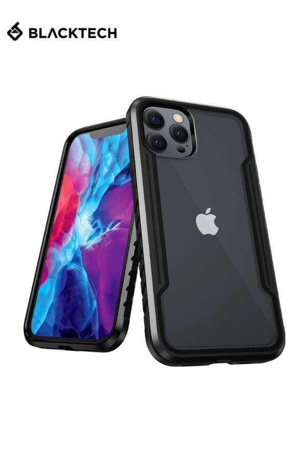 Black Premium Defense Shield Dropproof Aluminum Alloy Case