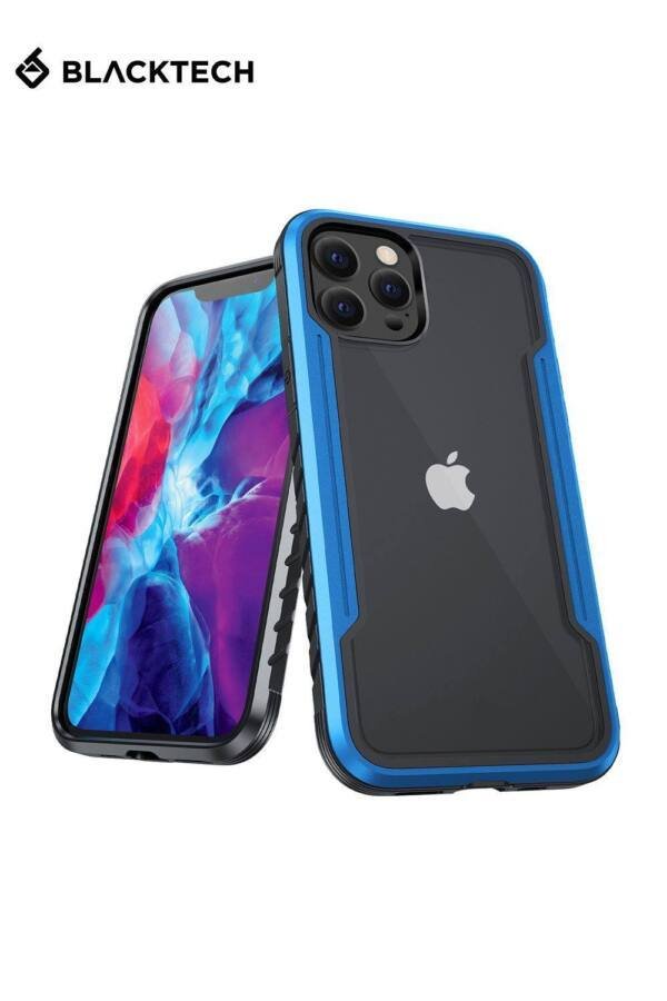 Blue Premium Defense Shield Dropproof Aluminum Alloy Case