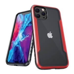 Red Premium Defense Shield Dropproof Aluminum Alloy Case