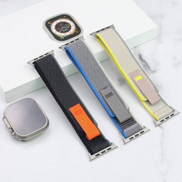 Green TG Trail Loop Nylon Apple Watch Band - Image 8