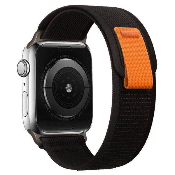 Black TG Trail Loop Nylon Apple Watch Band